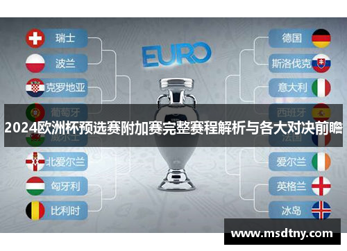 2024欧洲杯预选赛附加赛完整赛程解析与各大对决前瞻