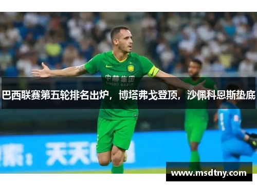 巴西联赛第五轮排名出炉，博塔弗戈登顶，沙佩科恩斯垫底